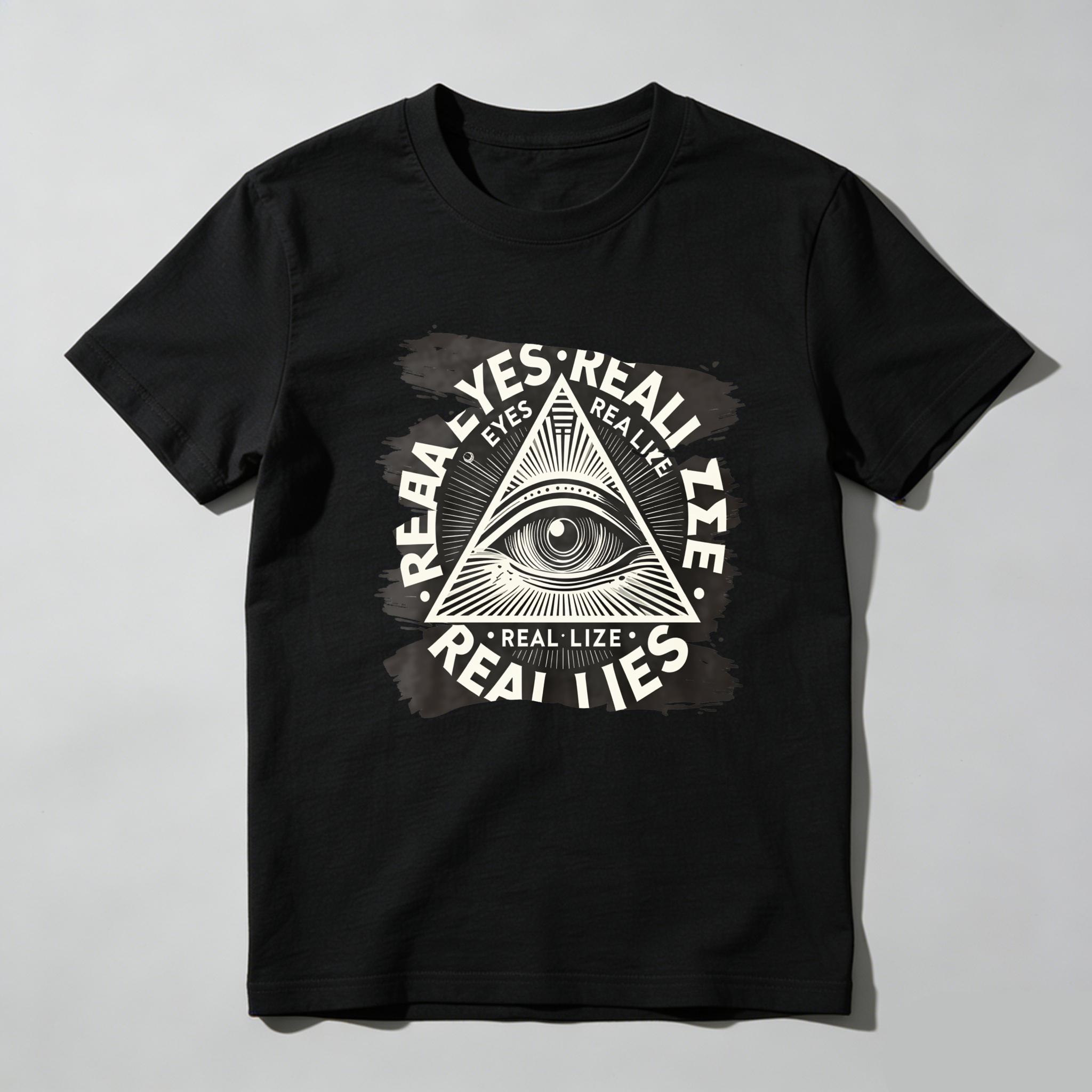 Dorawear™All Seeing Eye Symbol With Text Design  T Shirt