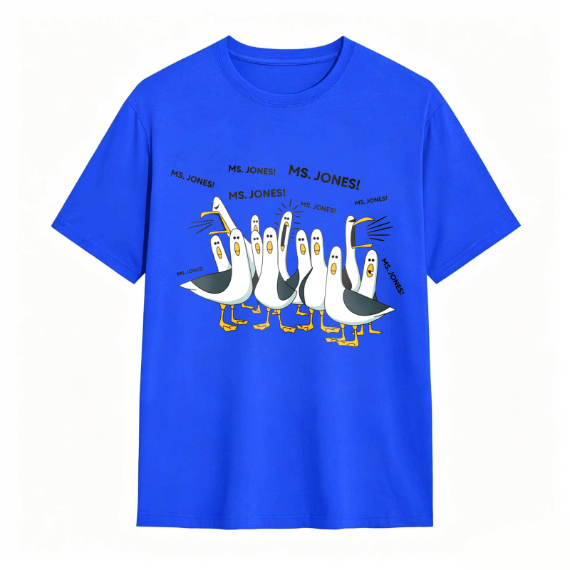 Dorawear™ Ducks Chasing Ms Jones tshirt 100% cotton
