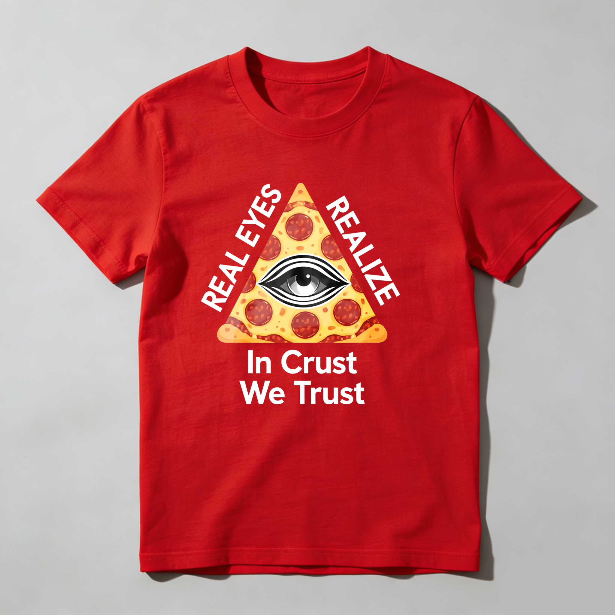 Dorawear™Real Eyes Realize In Crust We Trust  T Shirt