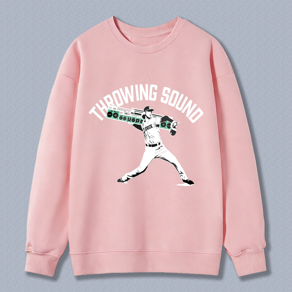 Dorawear™ Baseball Player Throwing Sound Unisex Classic Sweatshirt