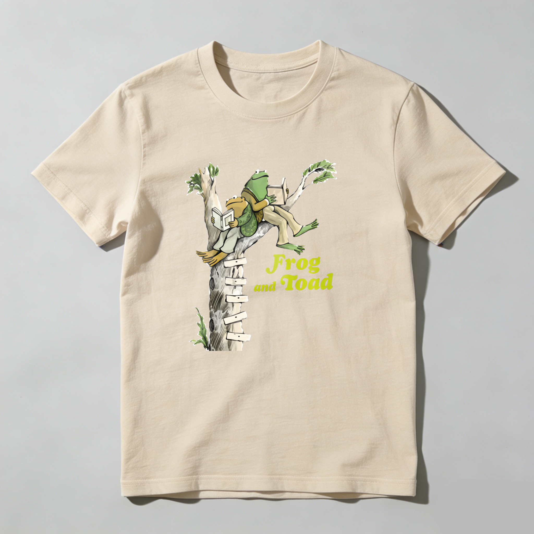 Dorawear Frog And Toad On Tree Trunk T Shirt