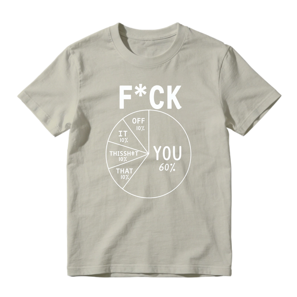 Funny Pie Chart Humor Graphic Unisex Classic T-shirt