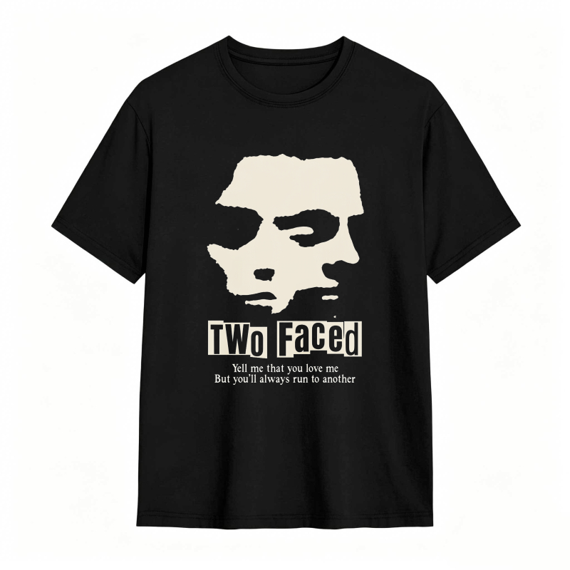 Dorawear™Two Faced Skull Design With Quote Unisex Classic T-shirt