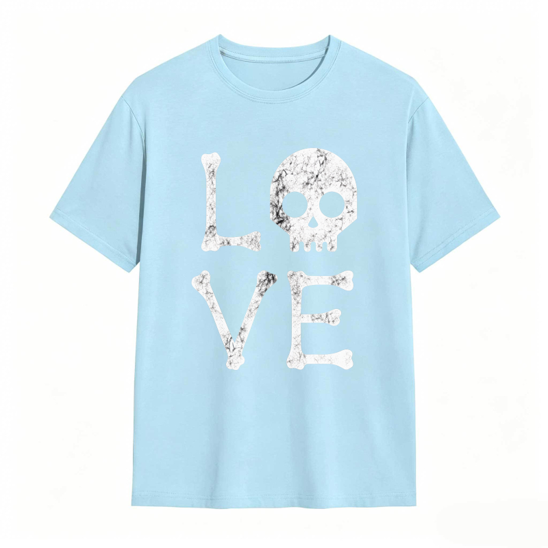Dorawear™Love Skull Design Unisex Classic T-shirt