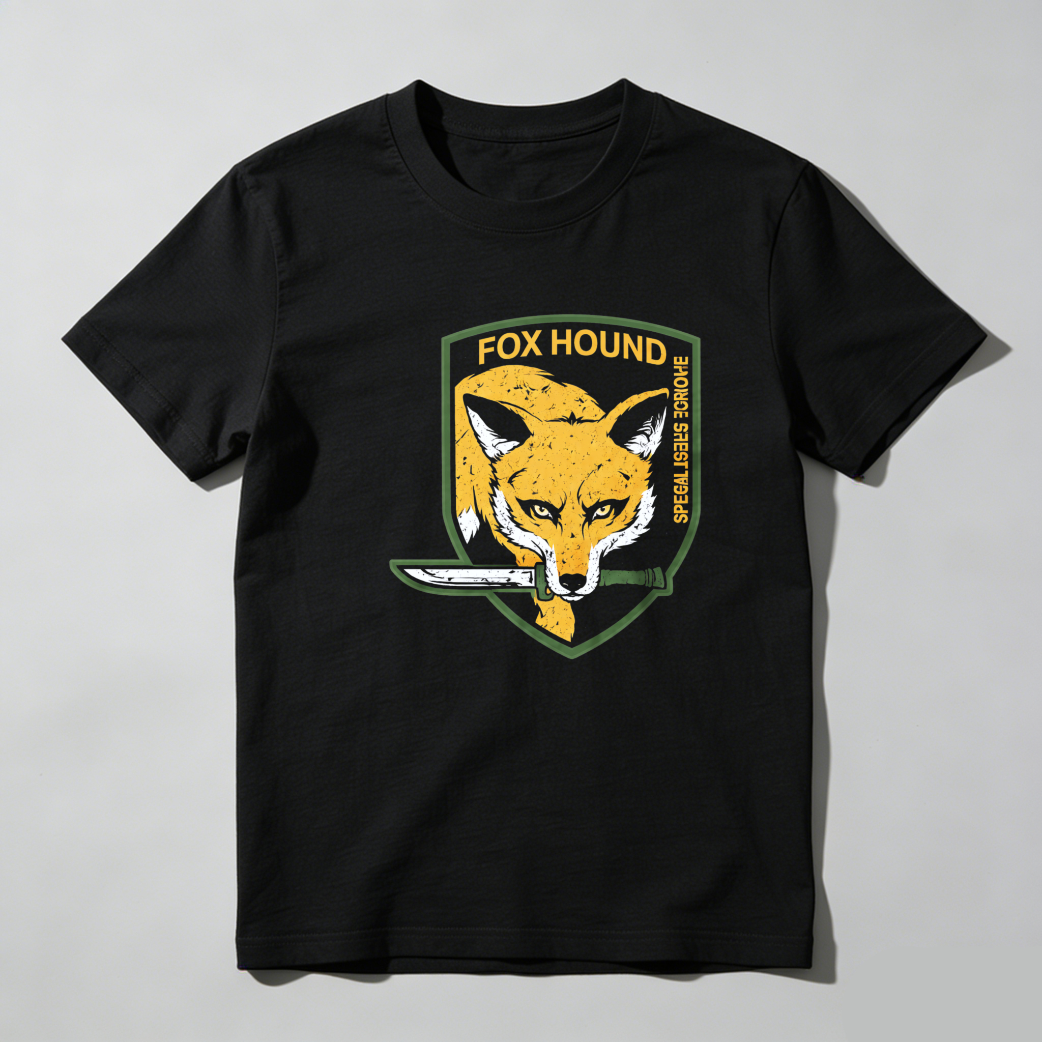 Dorawear™ Fox Hound Shield Logo Pure Cotton Short Sleeve T Shirt-Dorawear