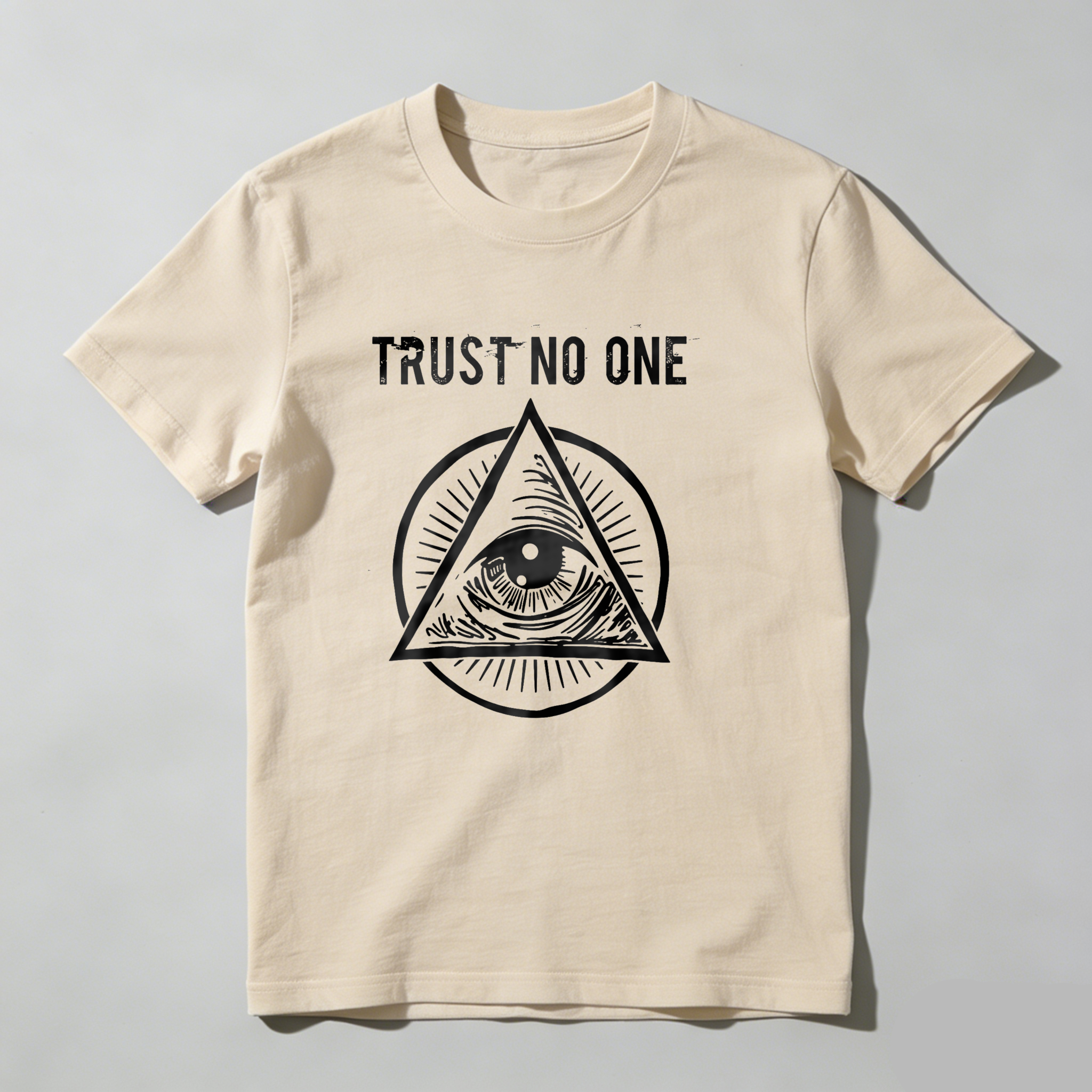 Dorawear™Trust No One Eye In Triangle  T Shirt