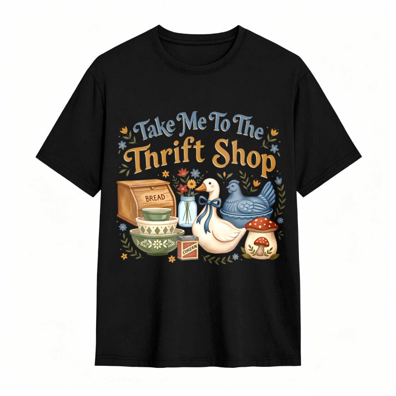 Take Me To The Thrift Shop tshirt 100% cotton