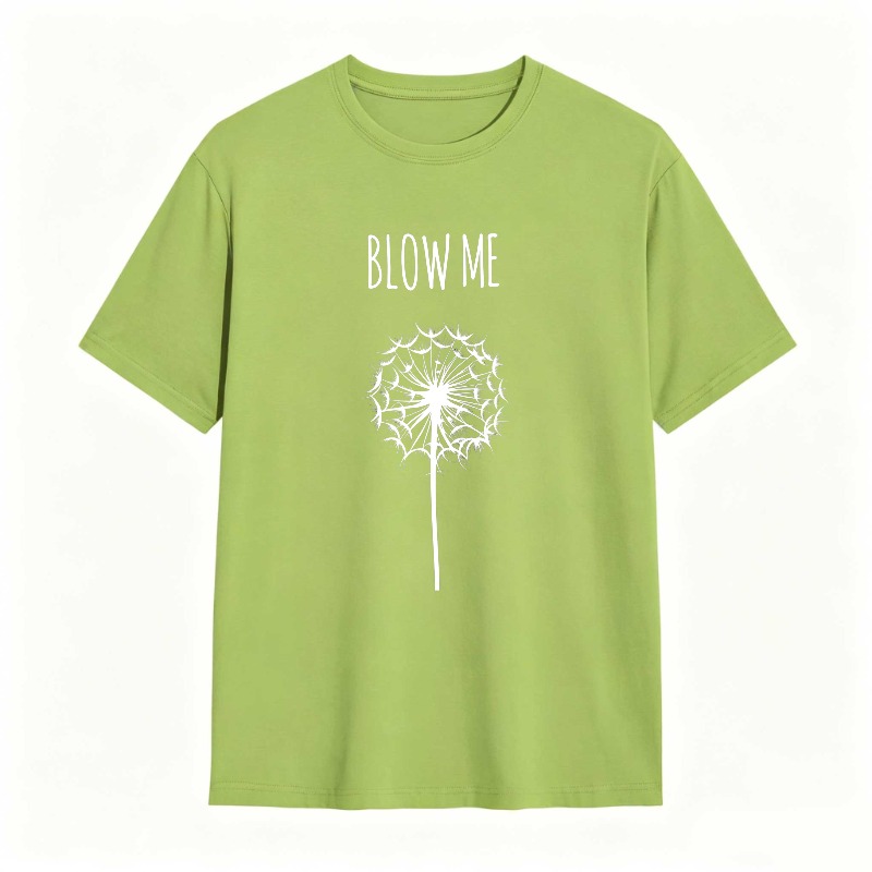 Dorawear™ Dandelion Blow Me Text Design Unisex Classic T-shirt