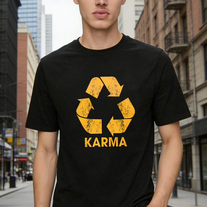 Dorawear™Recycling Symbol Karma Unisex Classic T-shirt