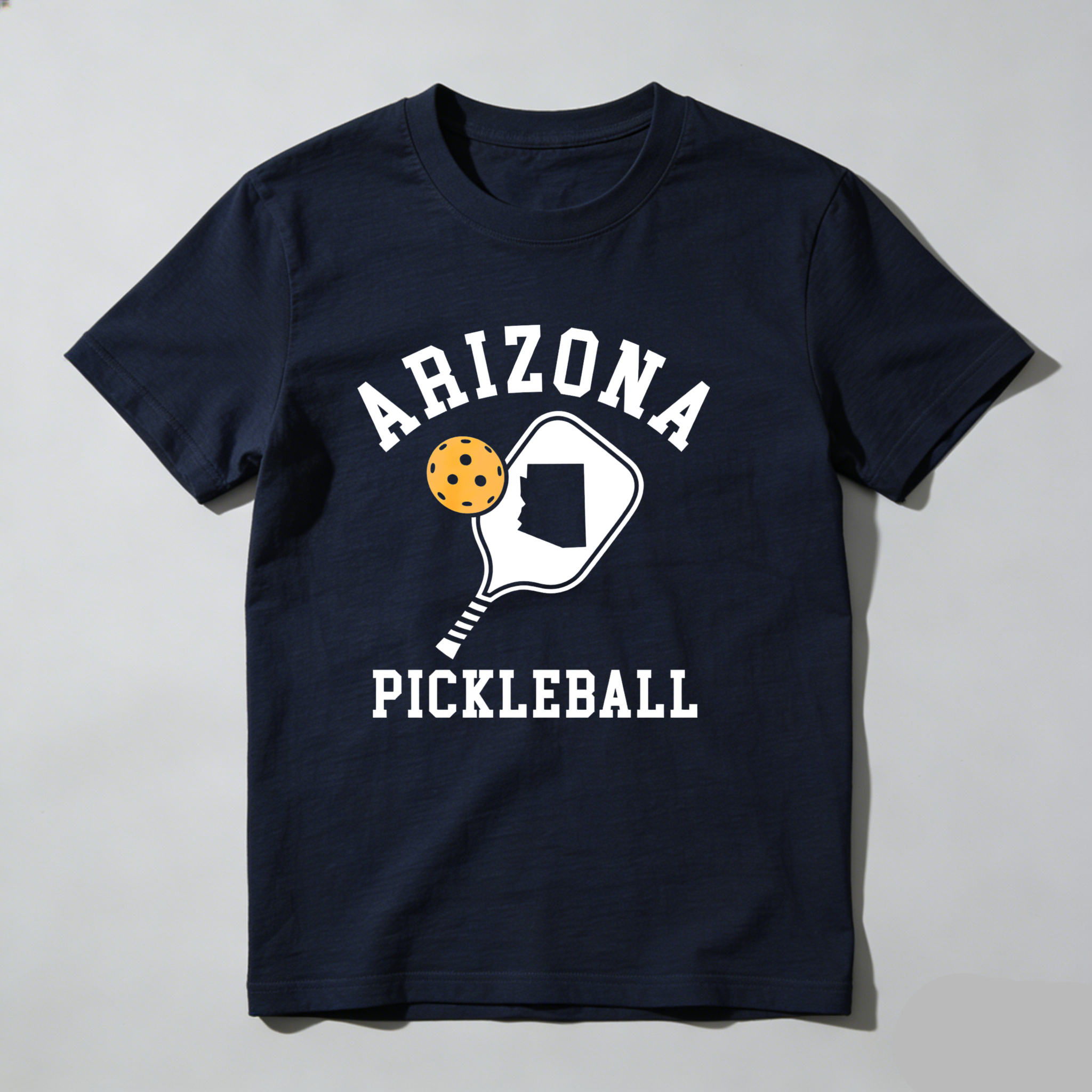 Dorawear™Arizona Pickleball Paddle And Ball Design T Shirt