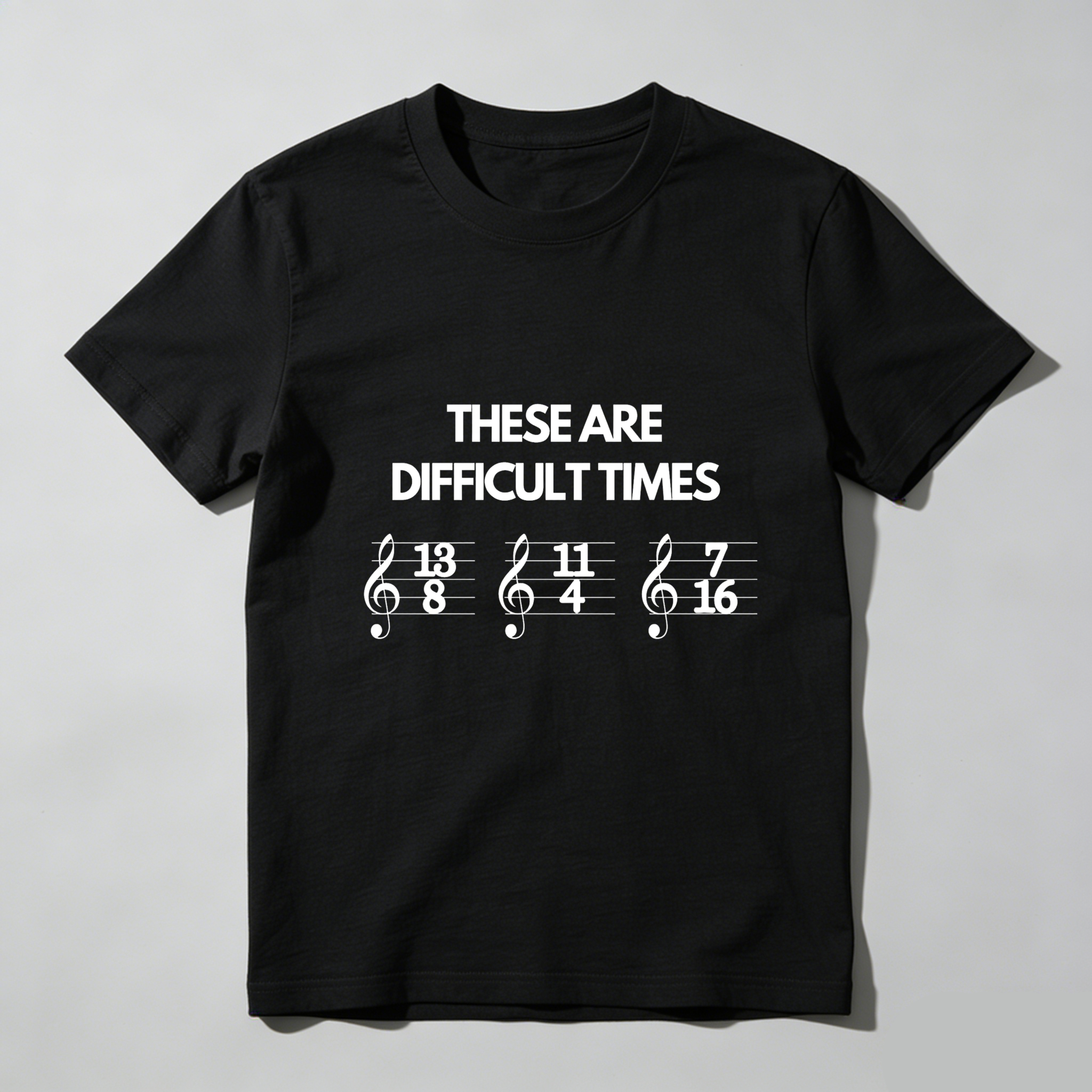 Dorawear These Are Difficult Times Music Notation T Shirt