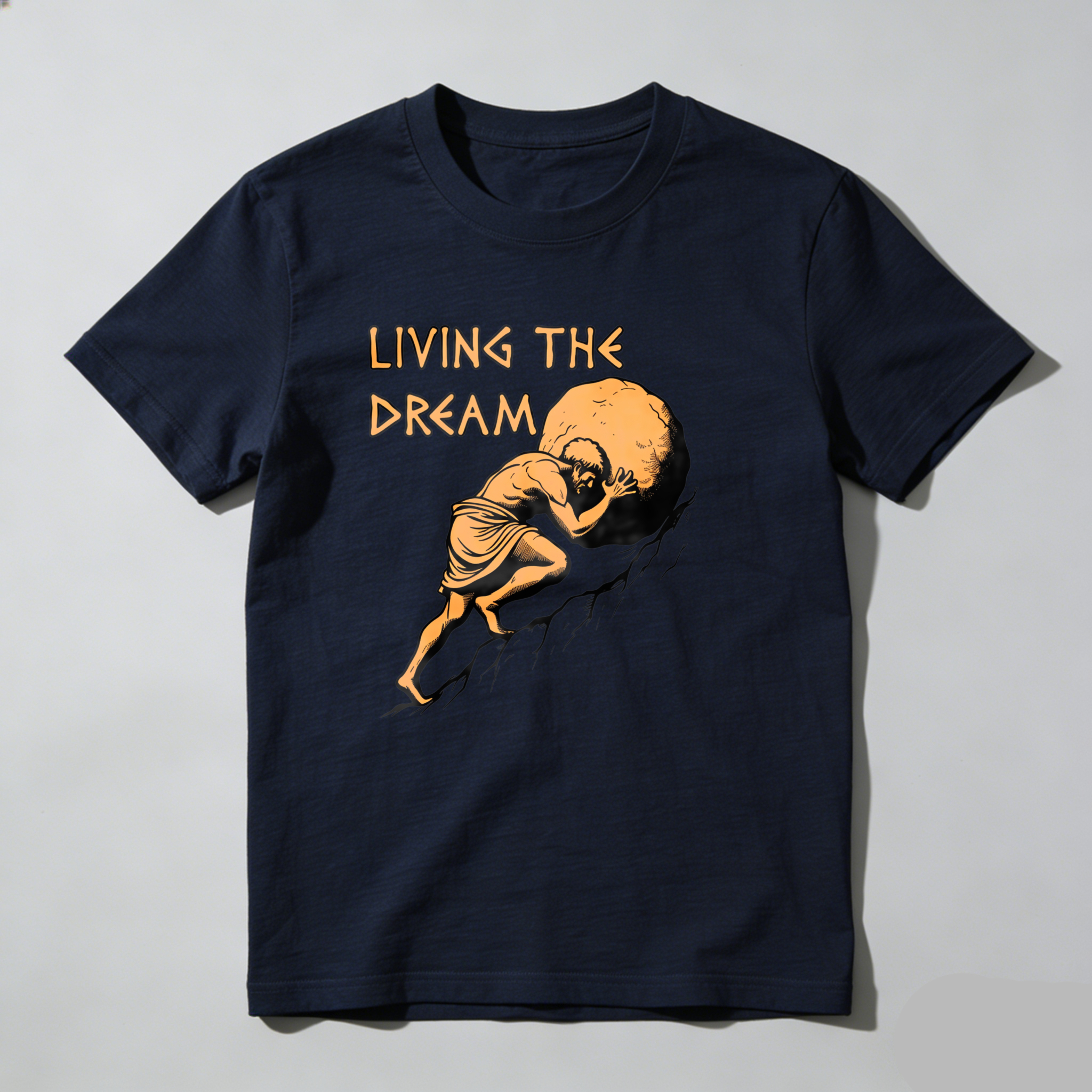 Dorawear™ Living The Dream Man Carrying Rock T Shirt