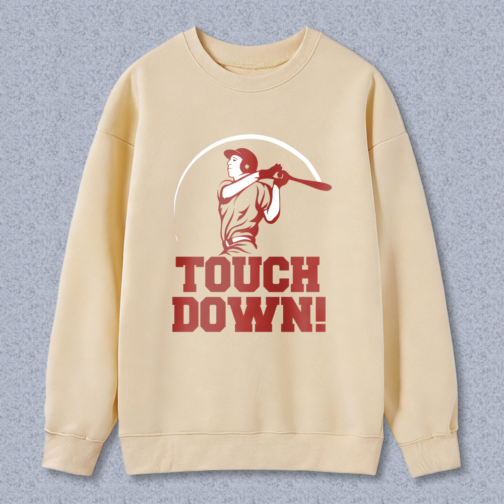 Dorawear™ Baseball Player Touch Down Unisex Classic Sweatshirt