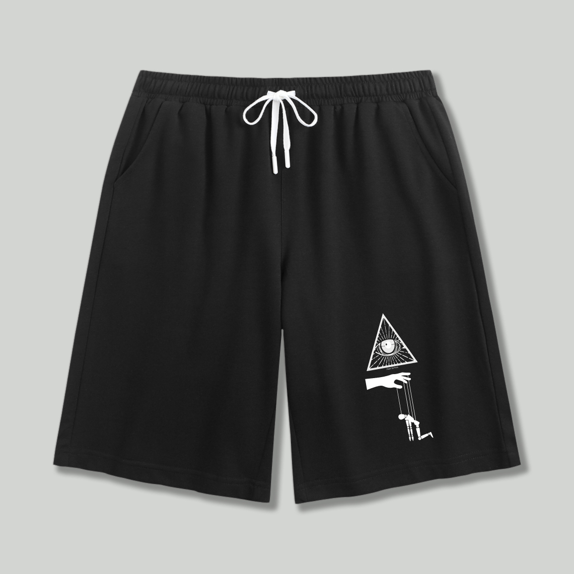 Dorawear™ All Seeing Eye Pyramid Hand Symbol Shorts