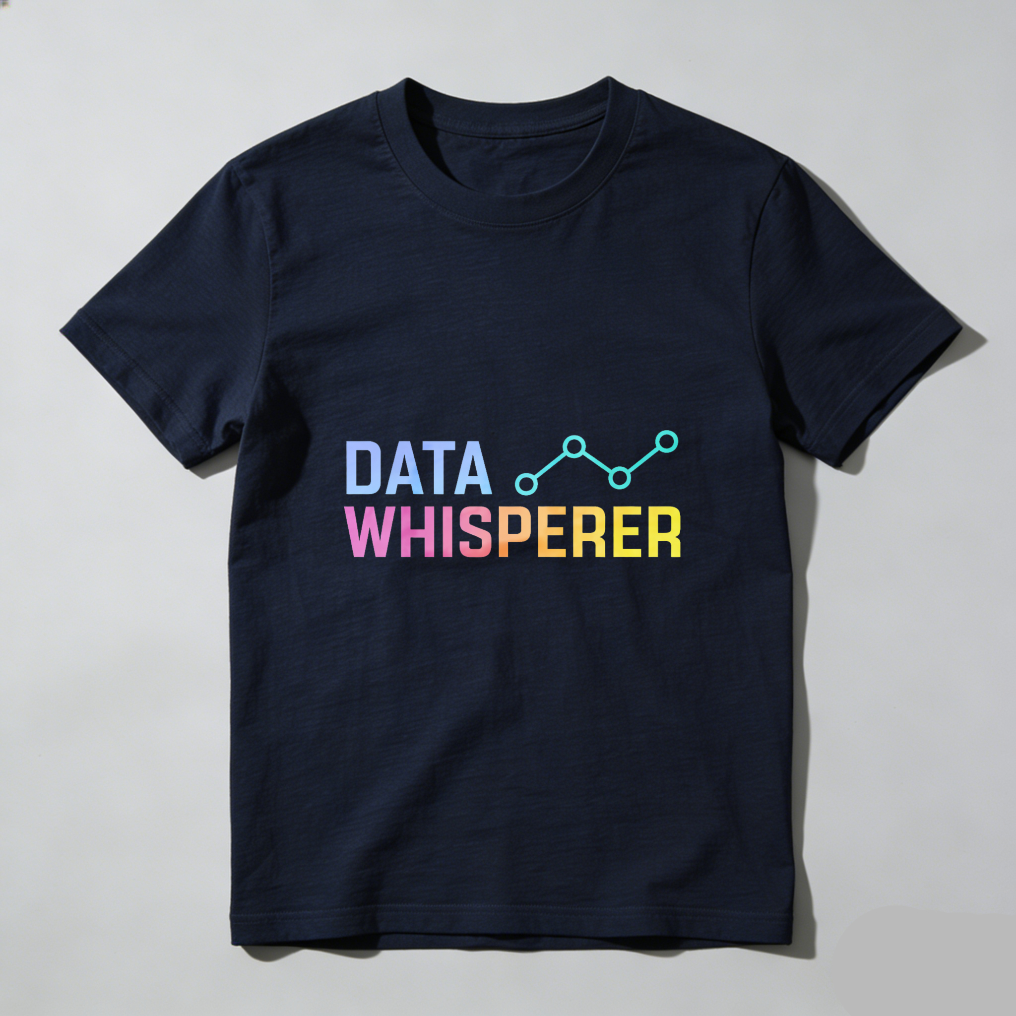 Dorawear™ Data Whisperer Chart Design Pure Cotton Short Sleeve T Shirt-Dorawear