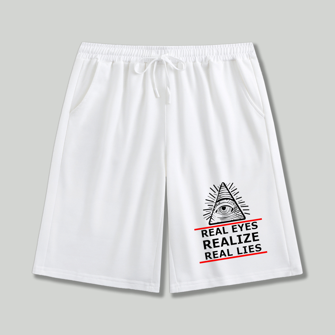 Dorawear™ All Seeing Eye Real Eyes Realize Real Lies Shorts