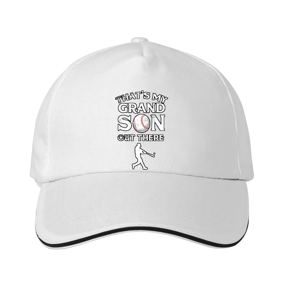 Dorawear™ Baseball Cap Thats My Grandson Out There With Baseball Player Graphic And Text For Baseball Games