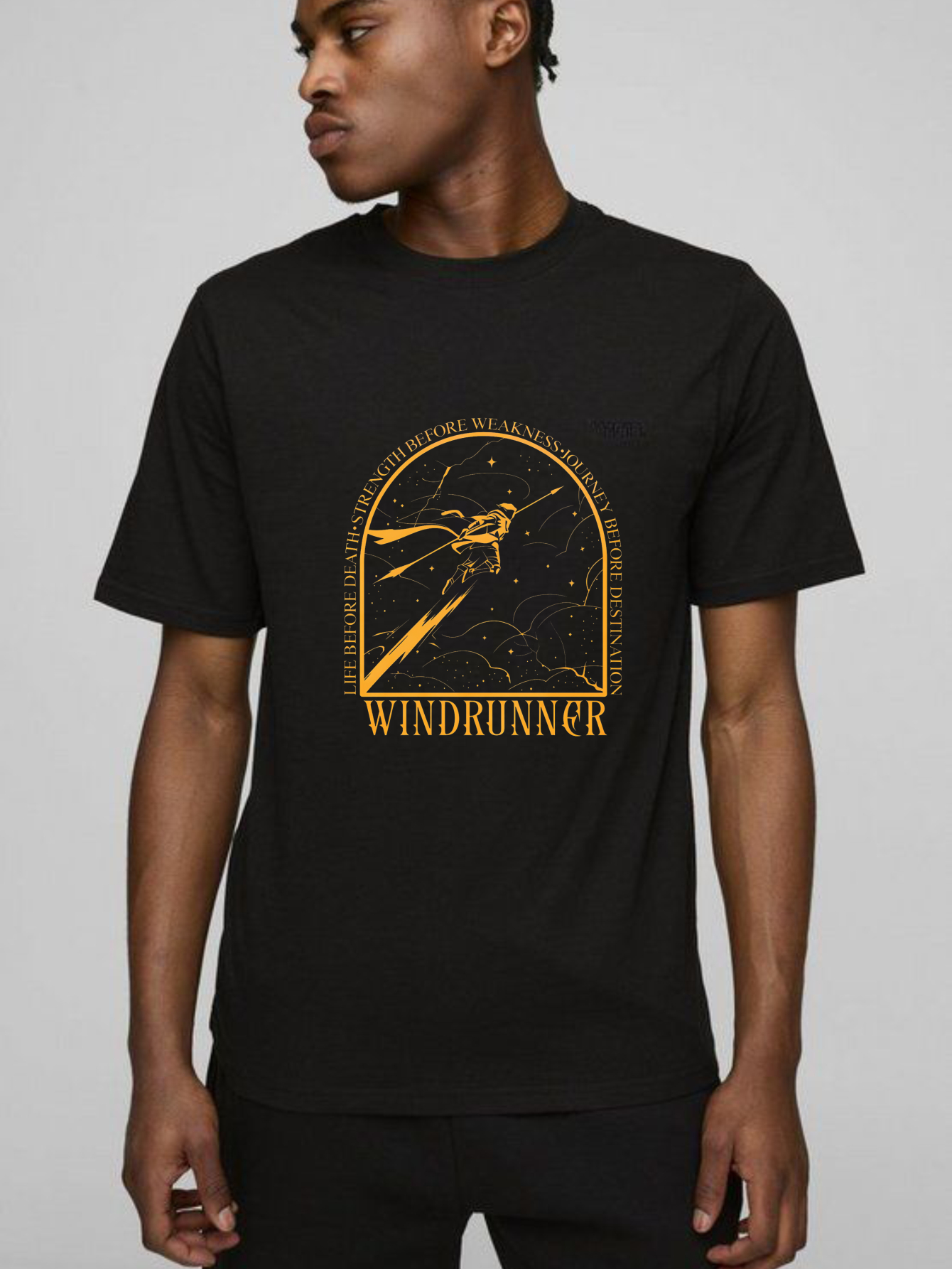 Dorawear™ Windrunner Hero Sky Flight Starry Night Design T Shirt