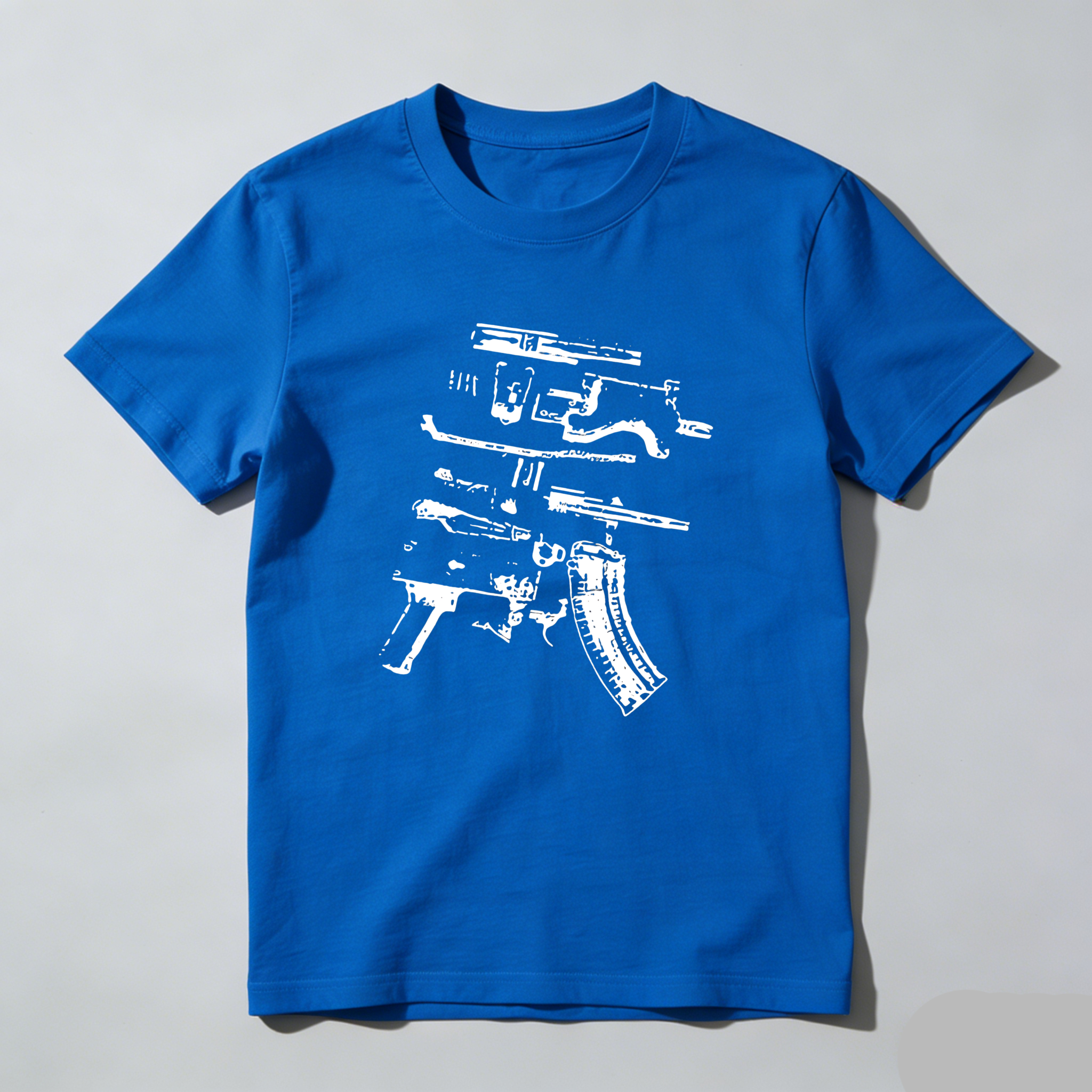 Dorawear™  Gun Parts Diagram Print T Shirt