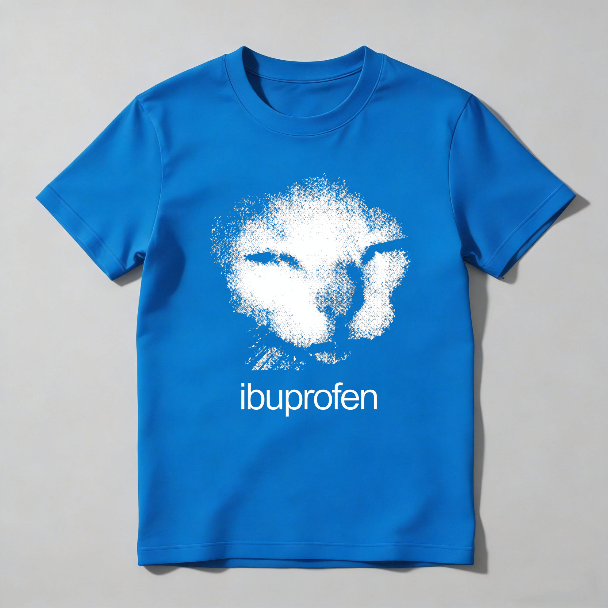 Dorawear™ Cat Face With Ibuprofen Text T Shirt