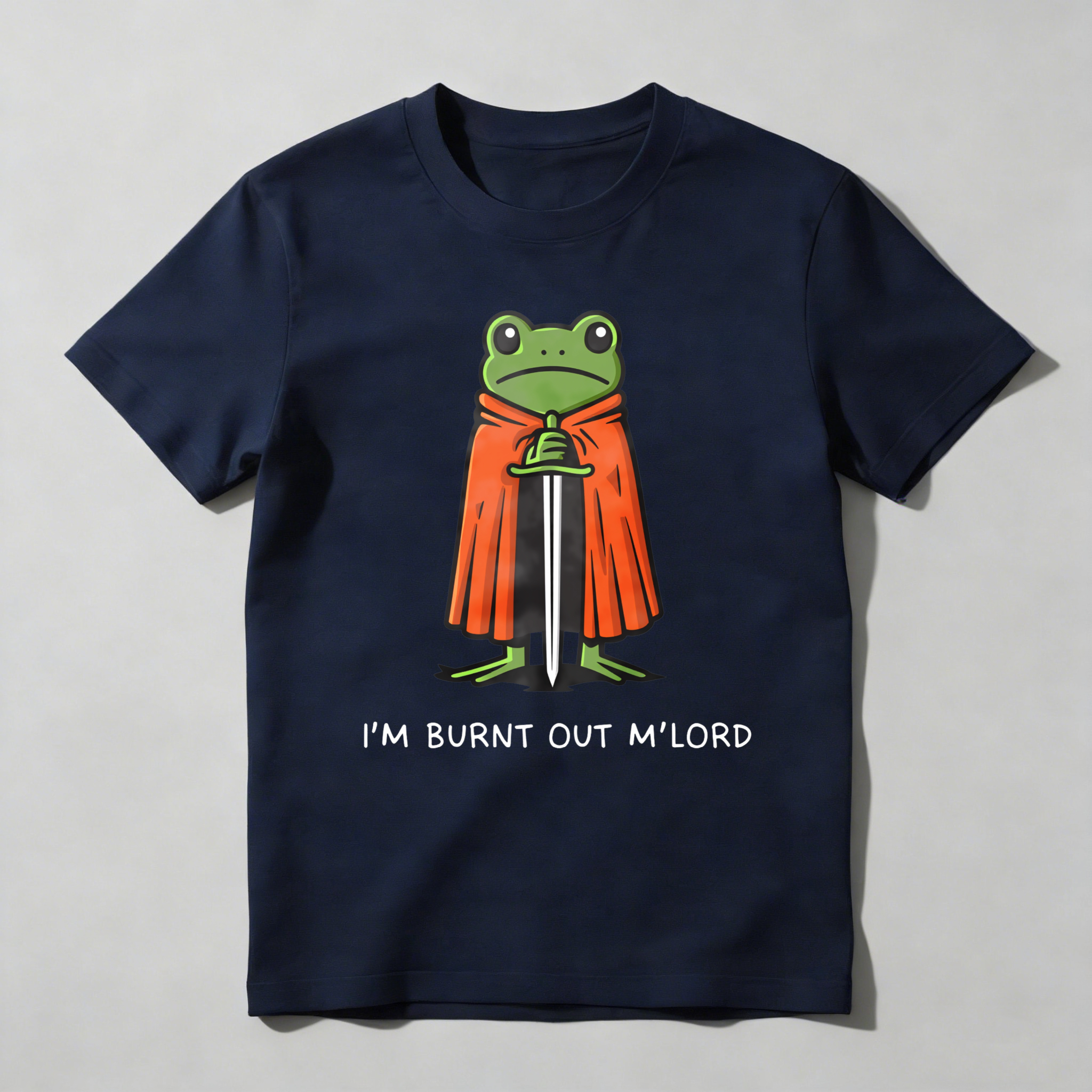 Dorawear™ Frog Knight With Sword And Cape T Shirt (1)