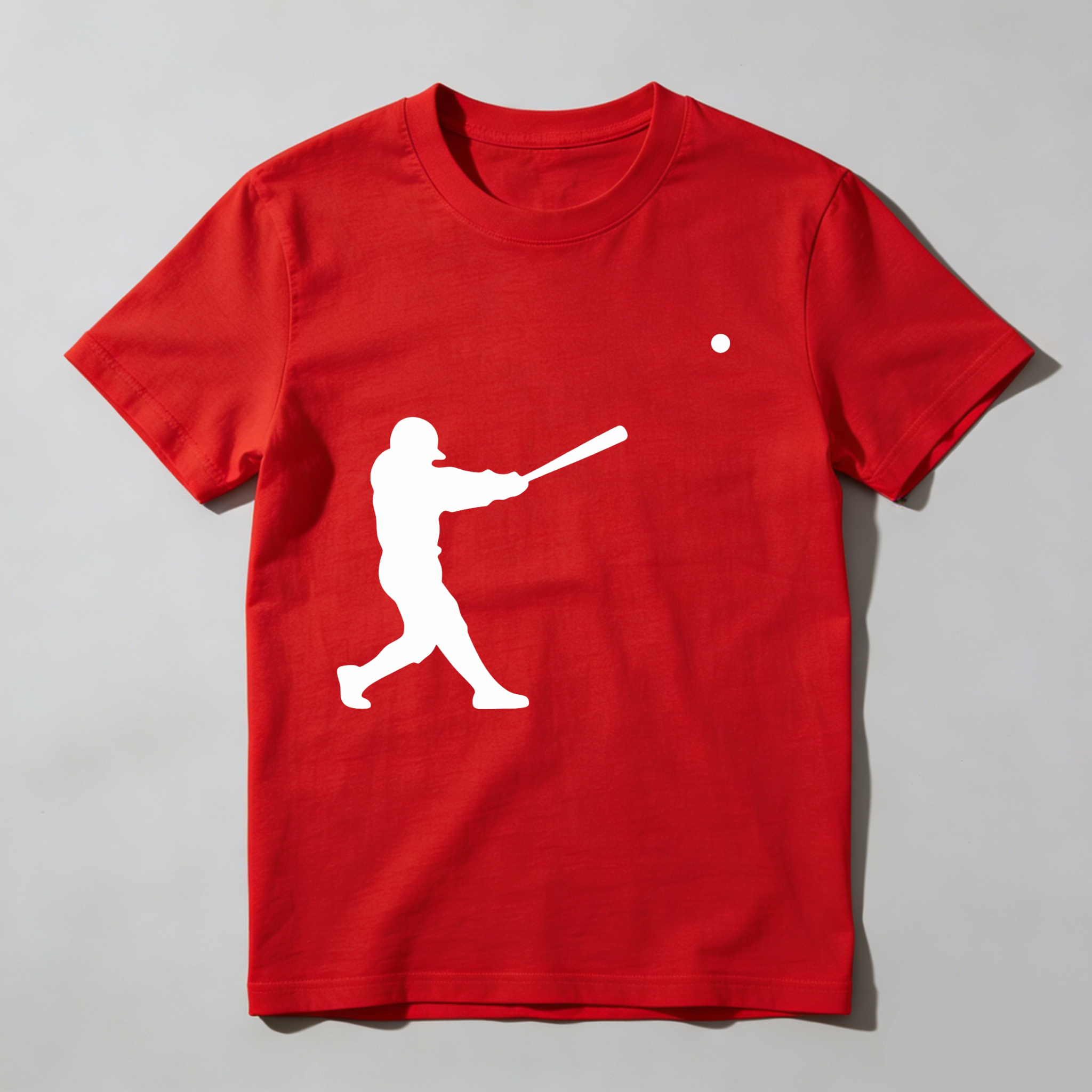 Dorawear™ Baseball Player Swinging Bat With Ball  T Shirt