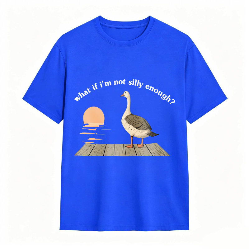 Duck Sunset Quote What If I M Not Silly Enough Unisex Classic T-shirt