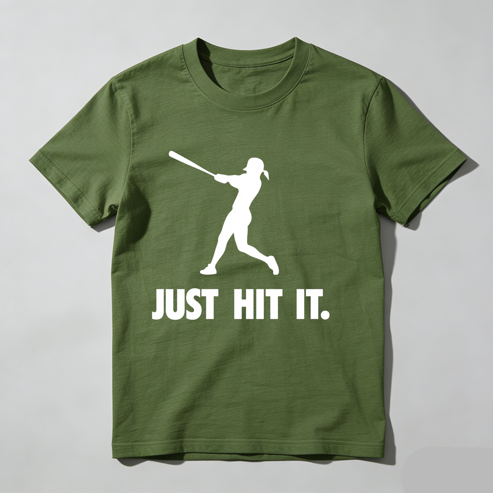 Dorawear™ Just Hit It Batting Silhouette Design  T Shirt