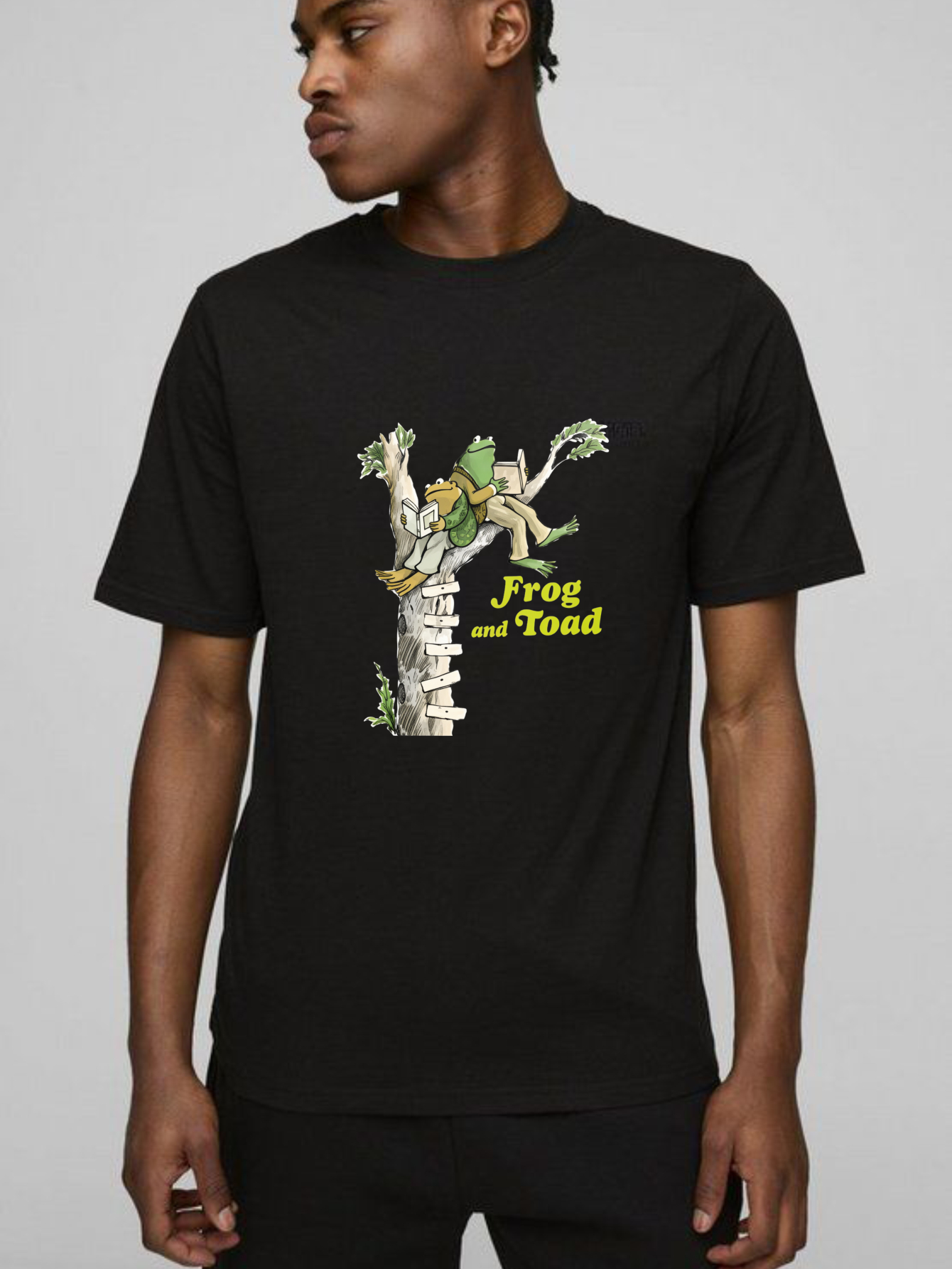Dorawear Frog And Toad On Tree Trunk T Shirt
