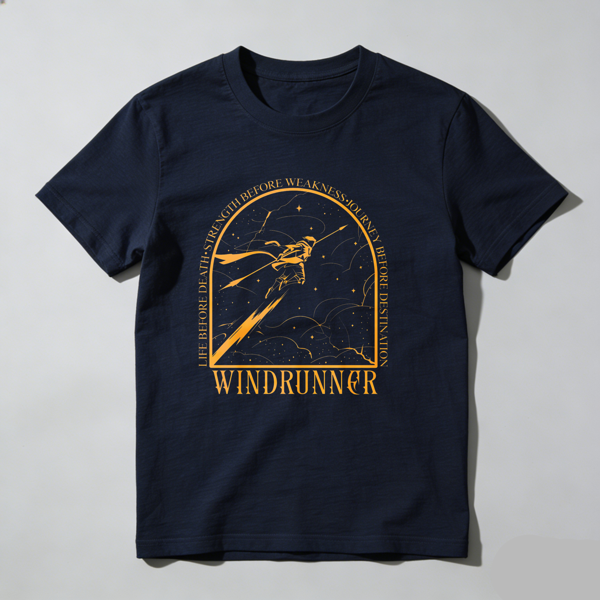 Dorawear™ Windrunner Hero Sky Flight Starry Night Design T Shirt