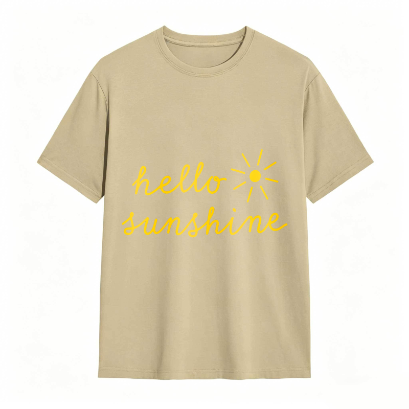 Dorawear™Hello Sunshine With Sun Icon Unisex Classic T-shirt
