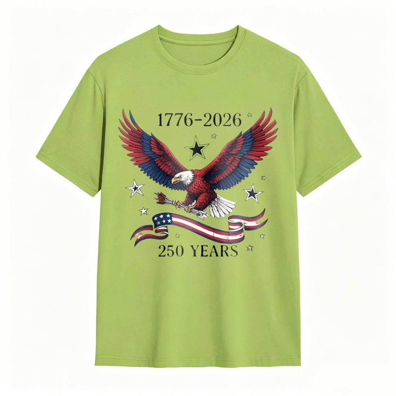 Dorawear™   American Eagle With Stars And Stripes 1776 2026 250 Years Independence Day T-shirt