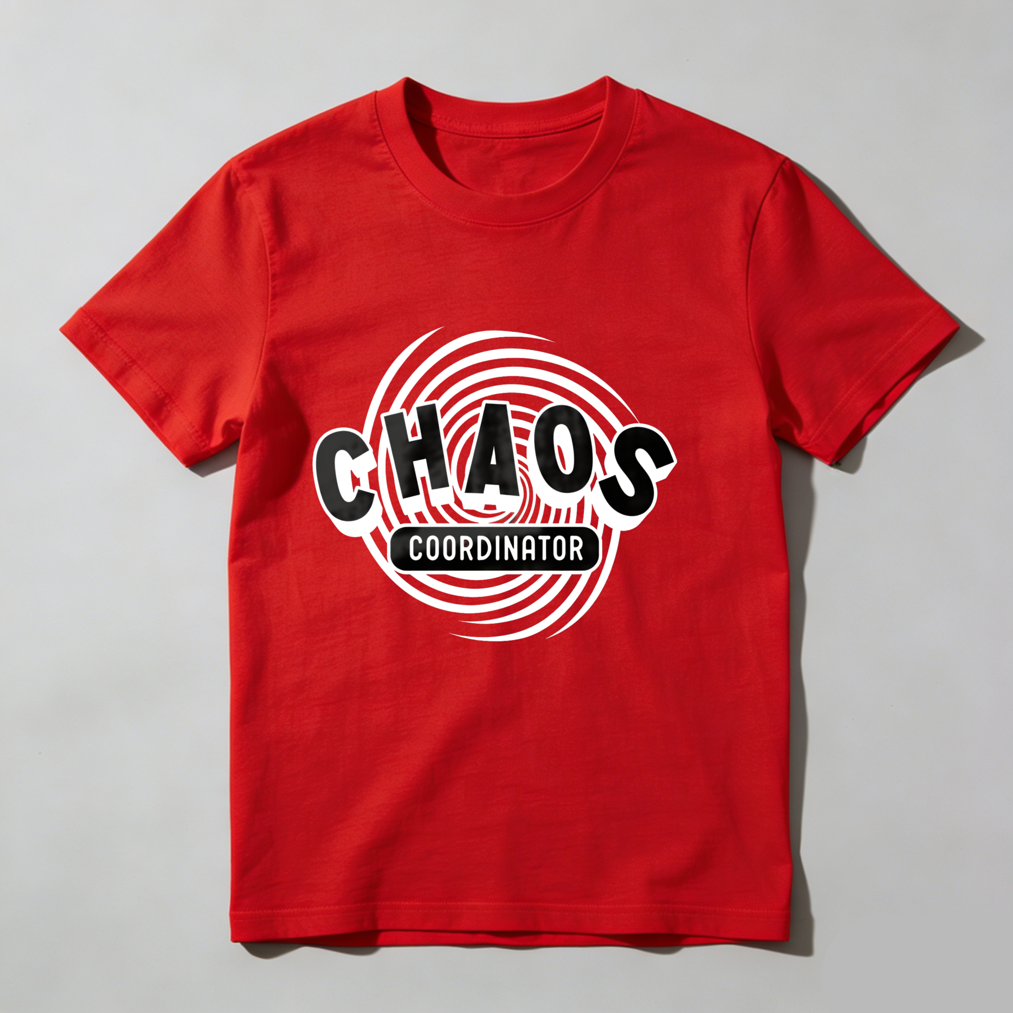 Dorawear™ Chaos Coordinator Spiral Design Pattern T Shirt