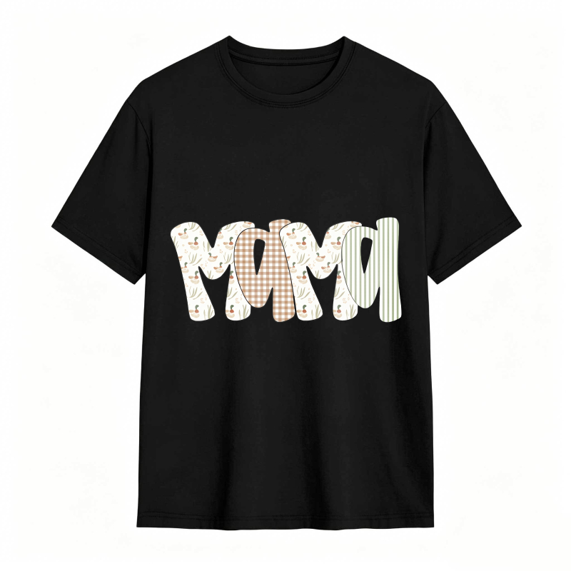 Dorawear™Mama Patterned Text Design Unisex Classic T-shirt