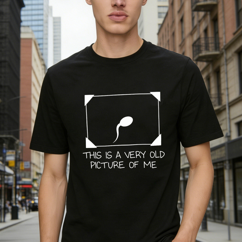 Dorawear™ Sperm Cell Design With Text This Is A Very Old Picture Of Me Unisex Classic T-shirt