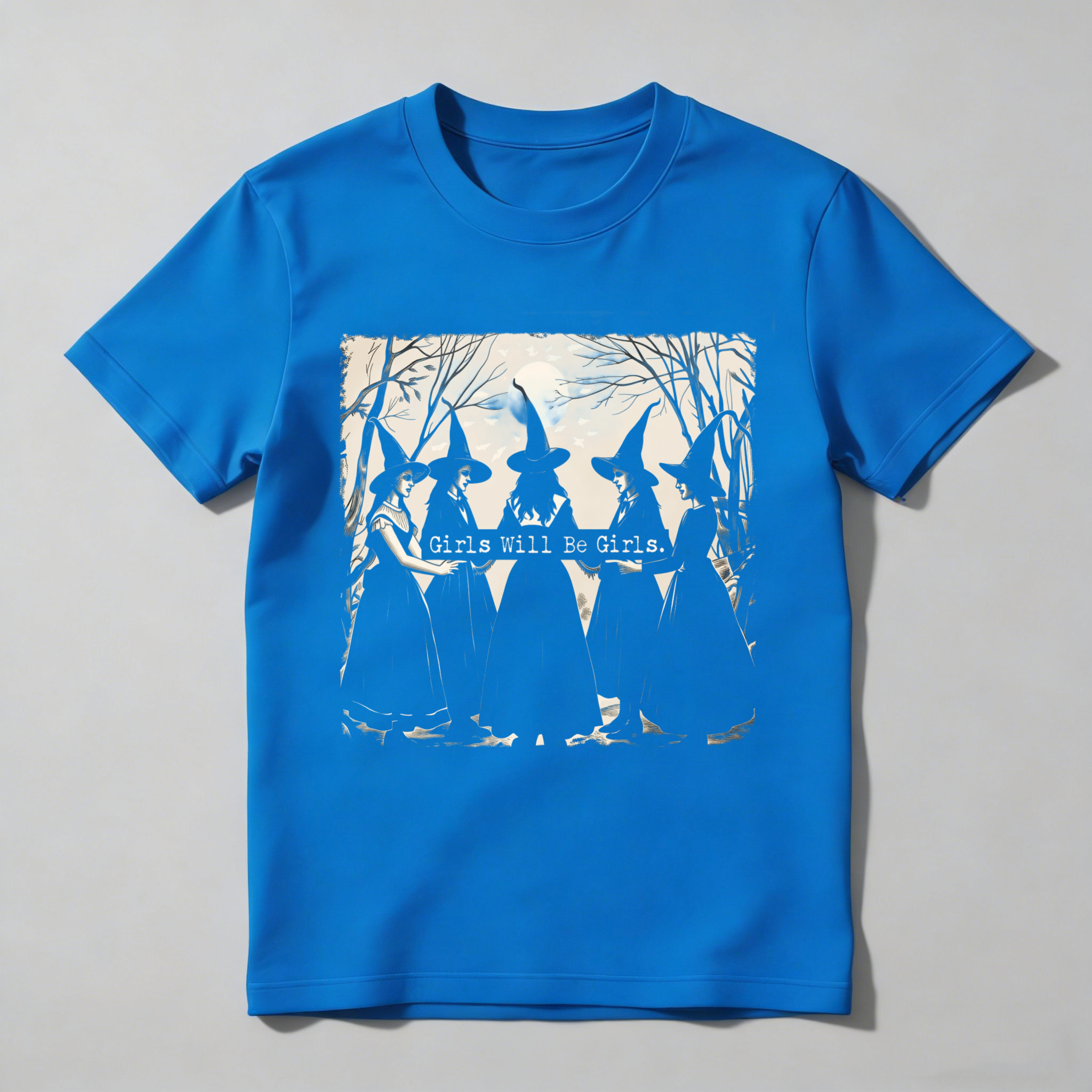 Dorawear™ Five Witches Standing In Forest Moonlight T Shirt