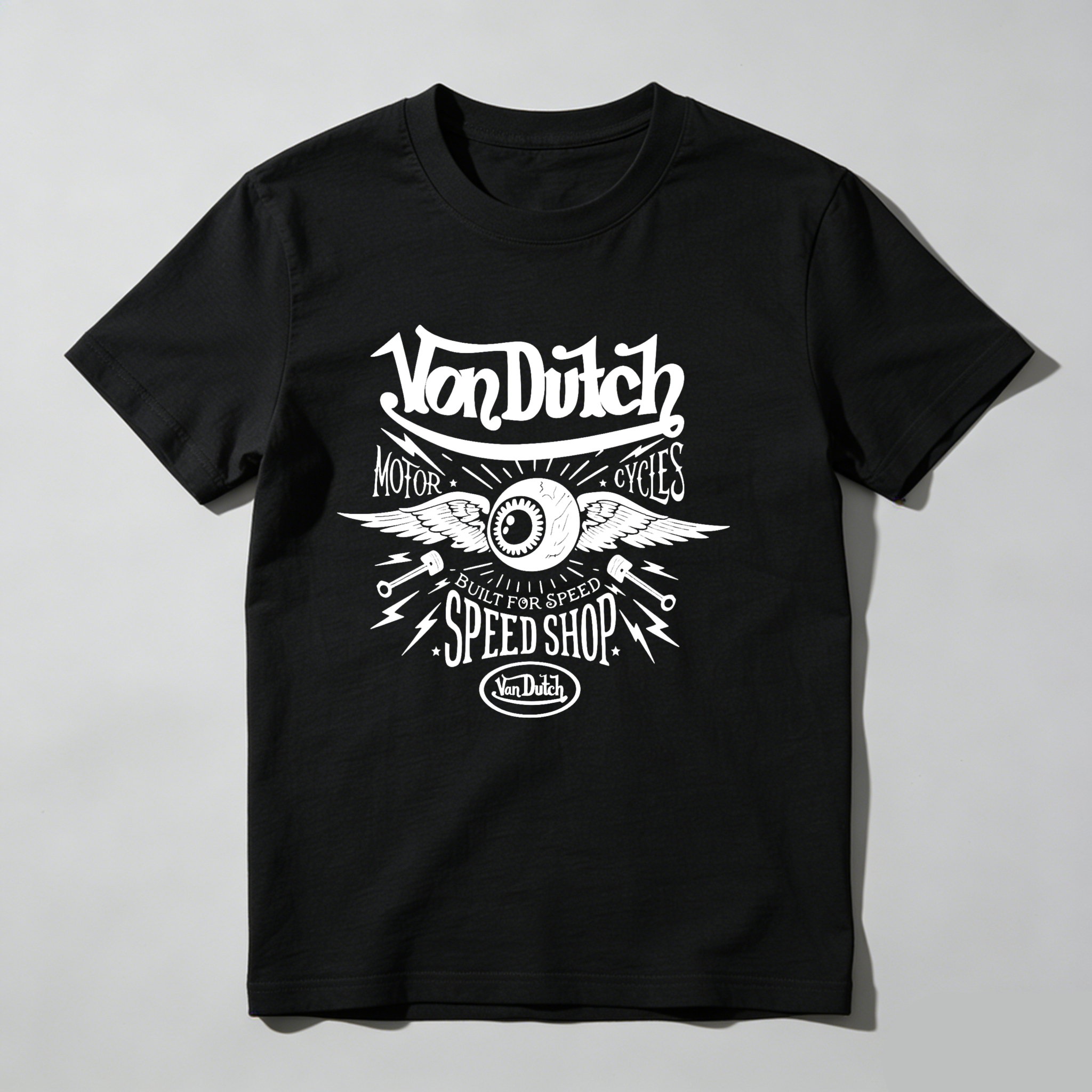 Dorawear™ Van Dutch Motor Cycles Speed Shop T Shirt