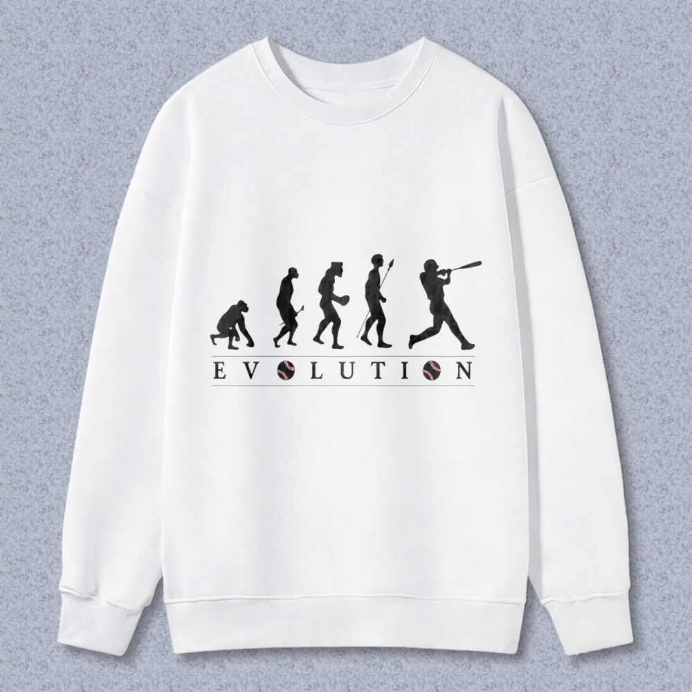 Dorawear™ Evolution Baseball Player Design Unisex Classic Sweatshirt