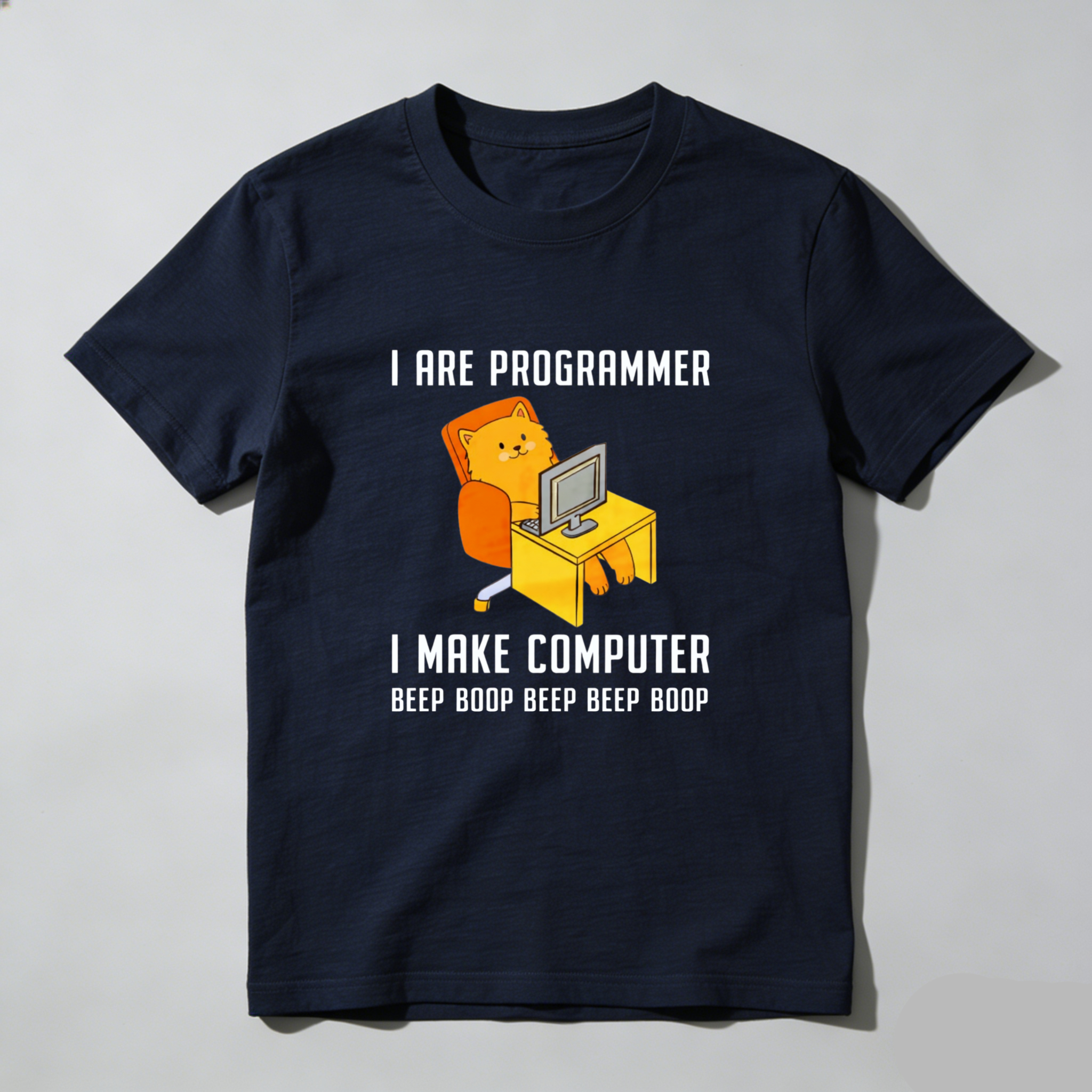 Dorawear I Are Programmer I Make Computer Beep Boop Beep Boop Pure Cotton Short Sleeve T Shirt