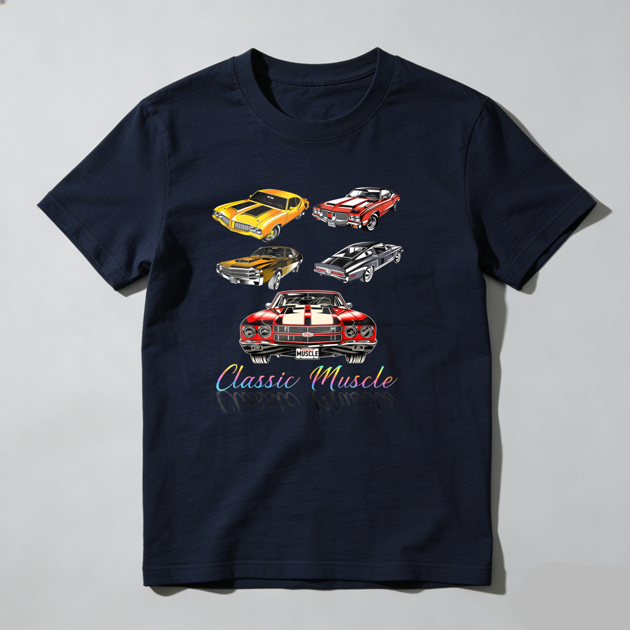 Dorawear Classic Muscle Cars Collection Design T Shirt