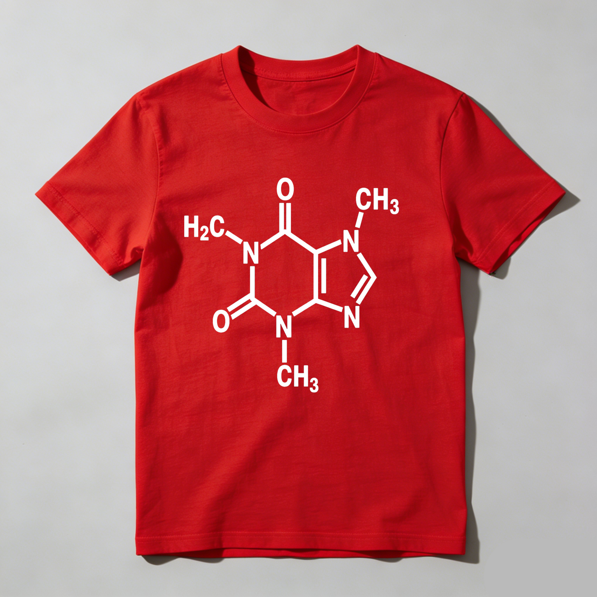 Dorawear™ Chemical Structure Print On Black T Shirt T Shirt