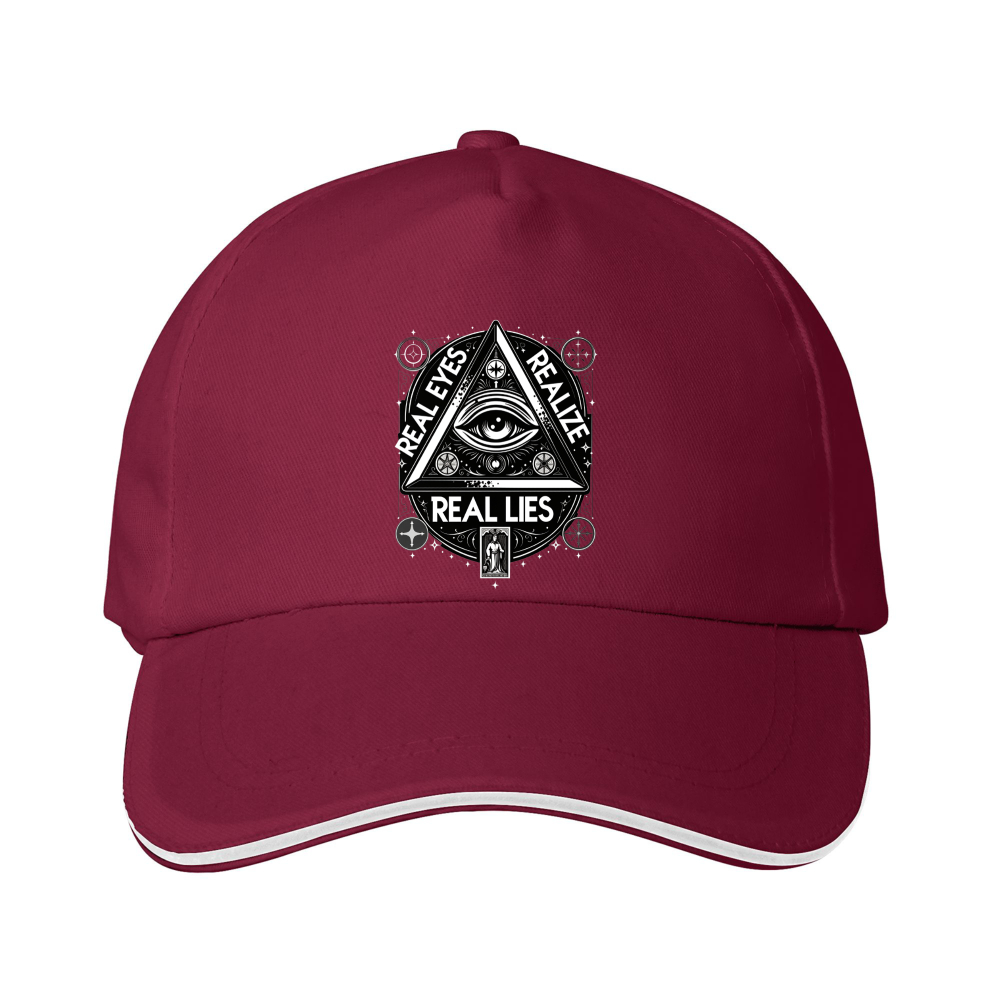 Dorawear™ Statement Graphic Cap – Real Eyes Realize Real Lies