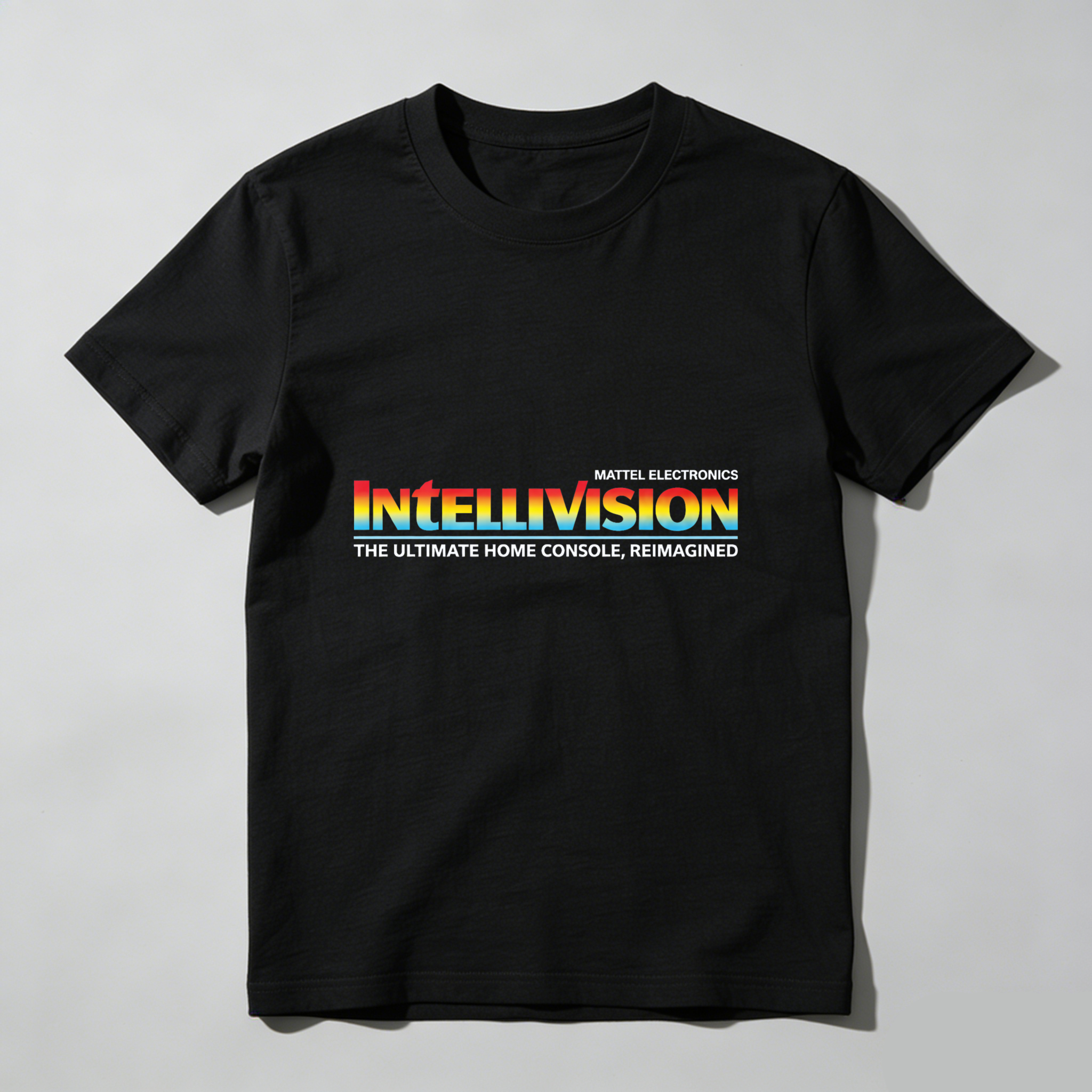 Dorawear™ Intellivision Mattel Electronics Ultimate Home Console Reimagined Pure Cotton Short Sleeve T Shirt-Dorawear
