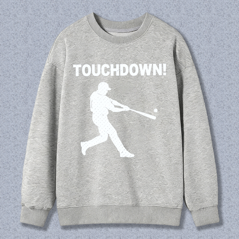 Dorawear™ Baseball Player Hitting Ball Touchdown Unisex Classic Sweatshirt