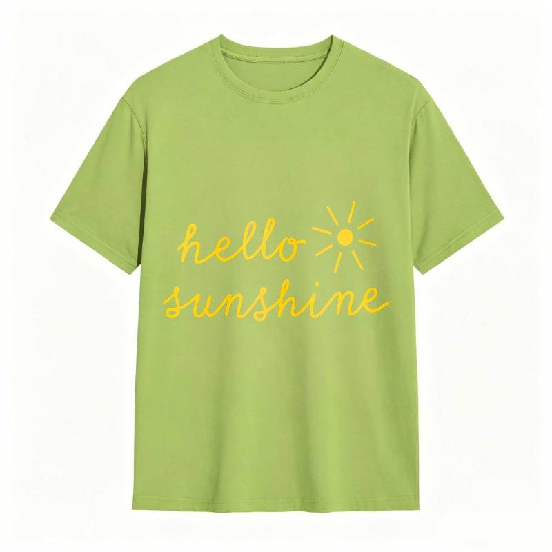 Dorawear™Hello Sunshine With Sun Icon Unisex Classic T-shirt