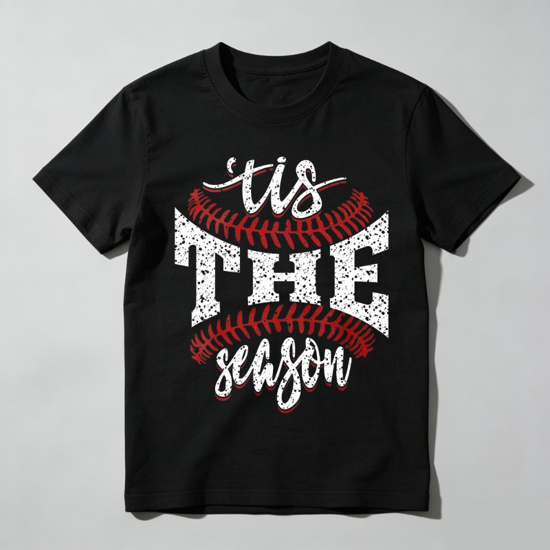 Dorawear™  Tis The Season Baseball T Shirt  100% cotton