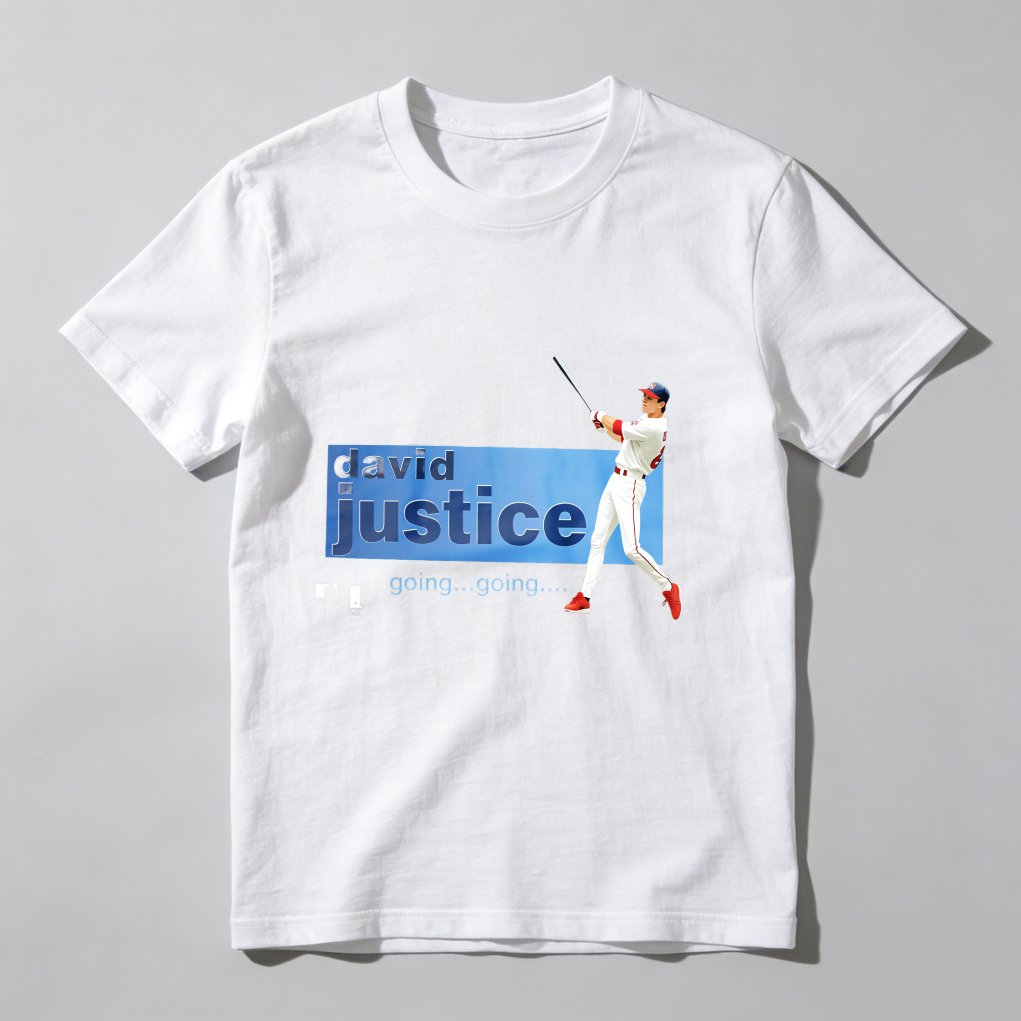 Dorawear™ David Justice Going Going Baseball Player  T Shirt