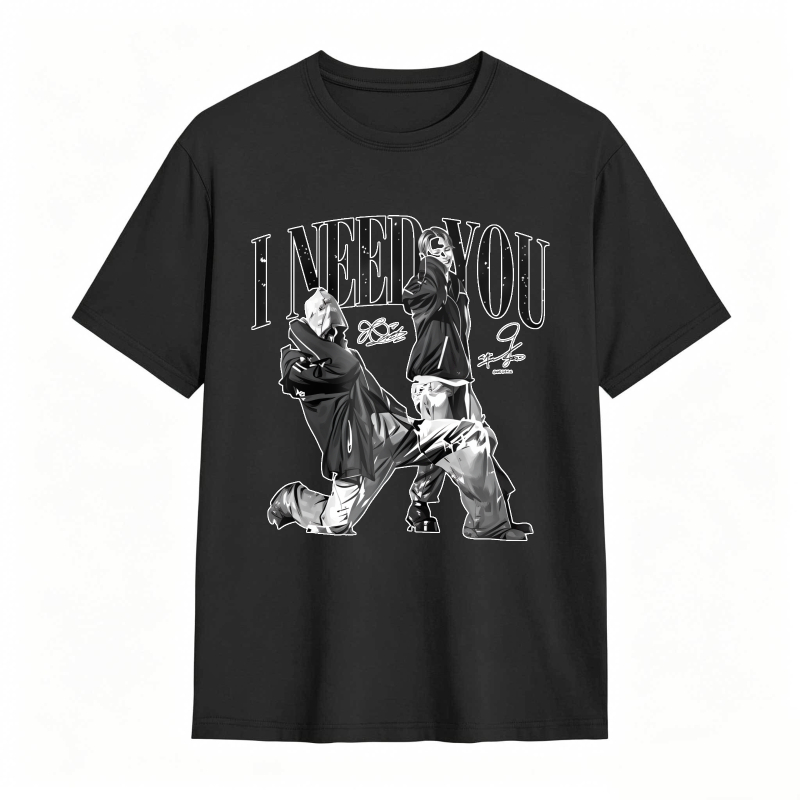 I Need You K-POP World Tour 2026 Vintage Hip Hop Graphic Tee