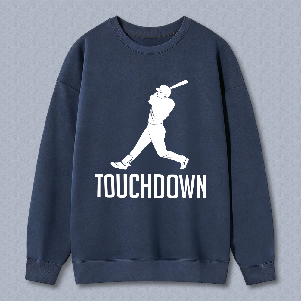 Dorawear™ Baseball Player Silhouette Touchdown Unisex Classic Sweatshirt