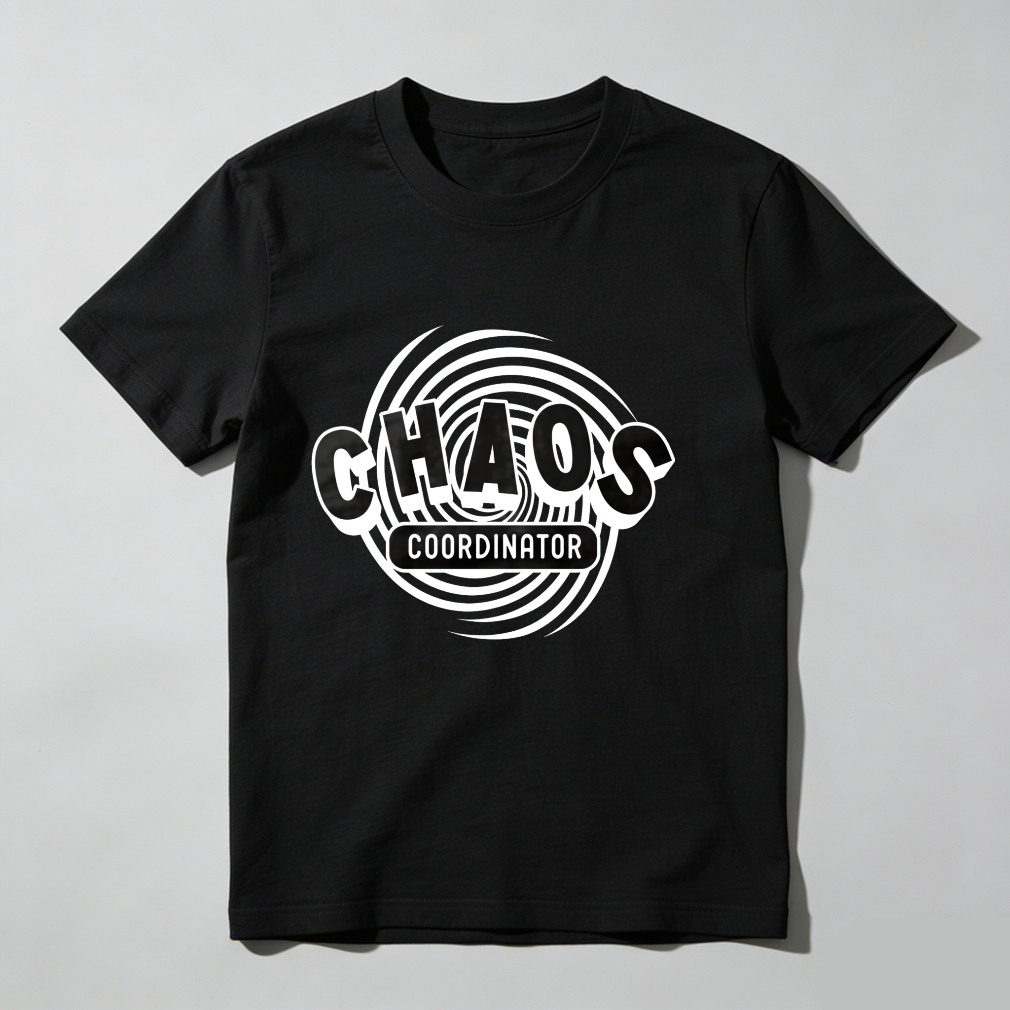 Dorawear™ Chaos Coordinator Spiral Design Pattern T Shirt
